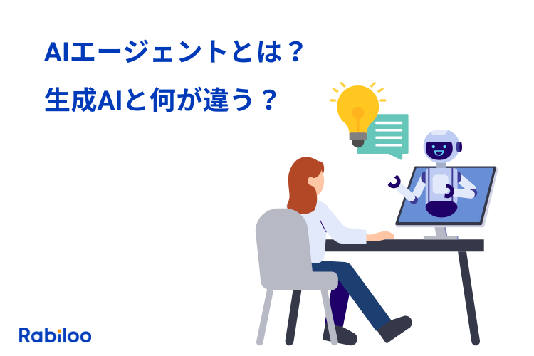 AIエージェントと生成AIの違いを解説する記事画像
