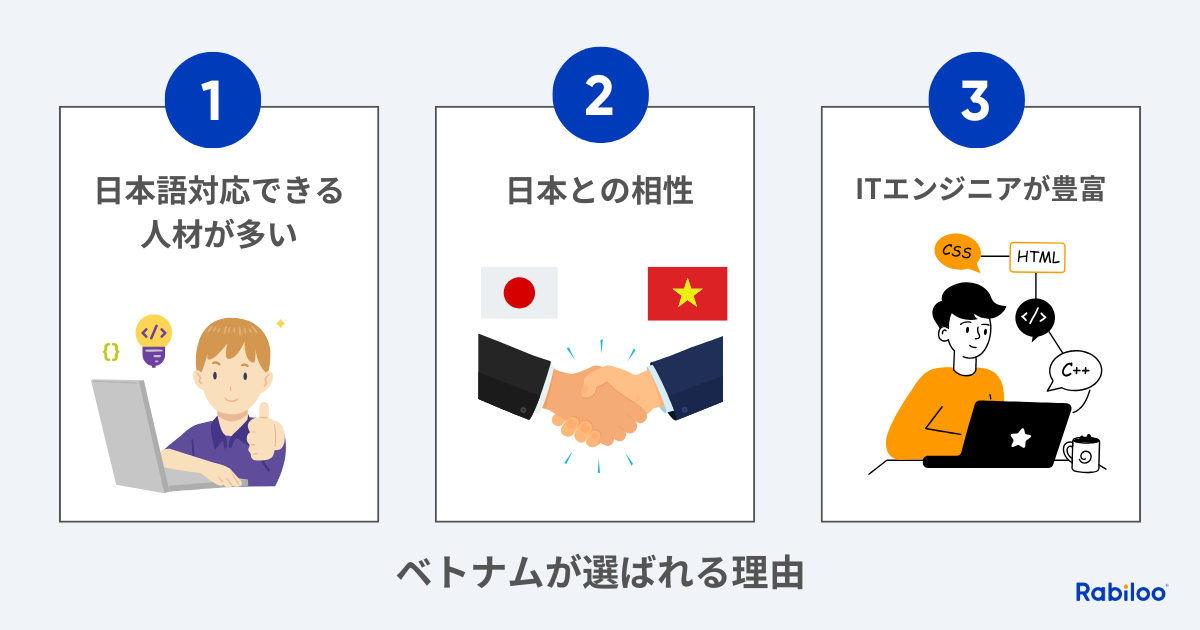オフショア開発でなぜベトナムが選ばれるか