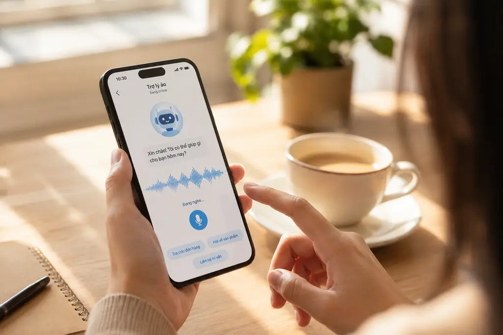 Minh họa dịch vụ AI Agent hội thoại