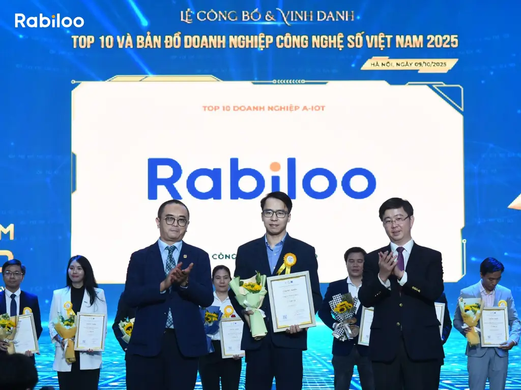 Rabiloo được vinh danh tại lễ trao giải Vietnam Top 10 Tech & Map 2025
